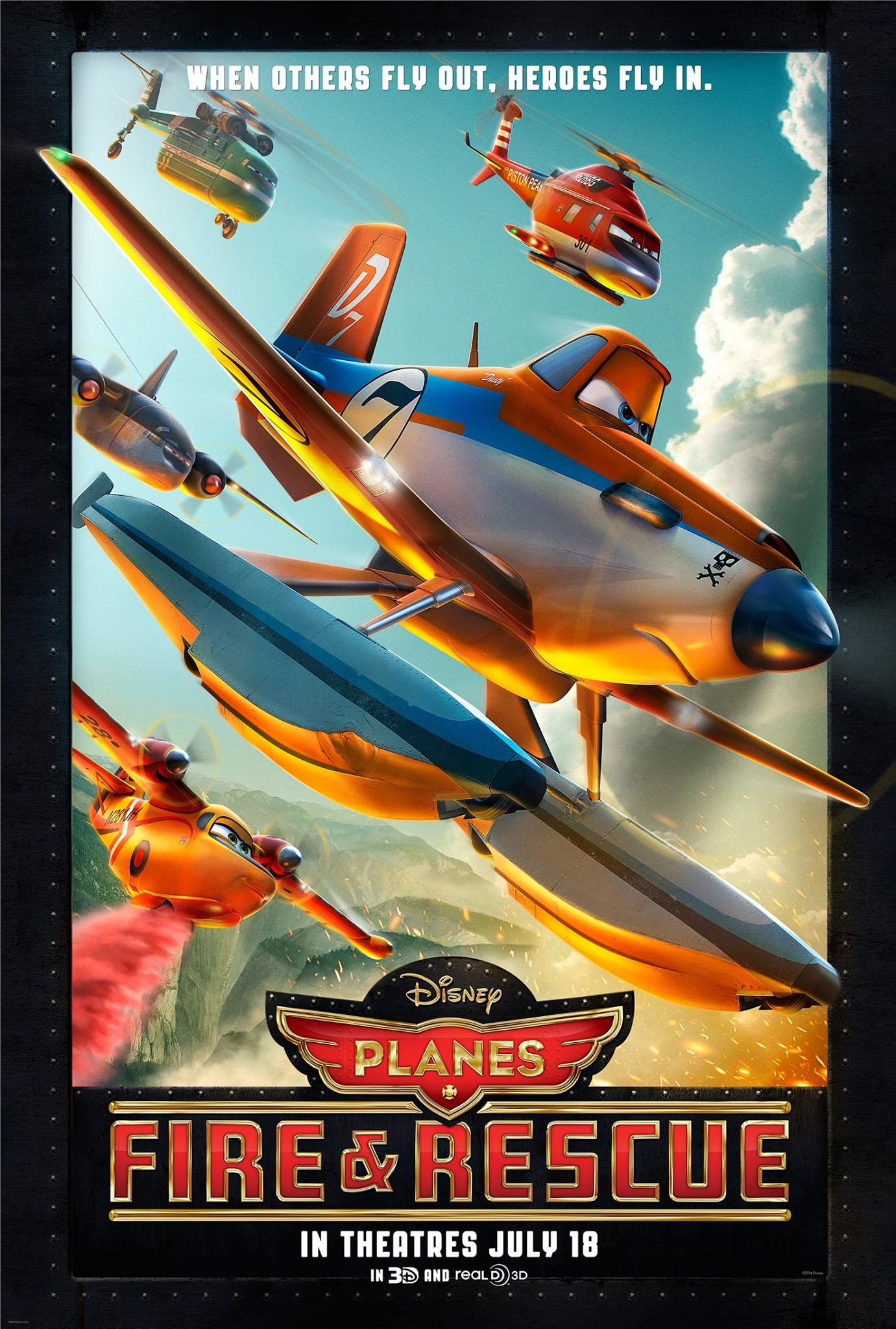 Planes: Fire Rescue Official Extended Trailer 2014